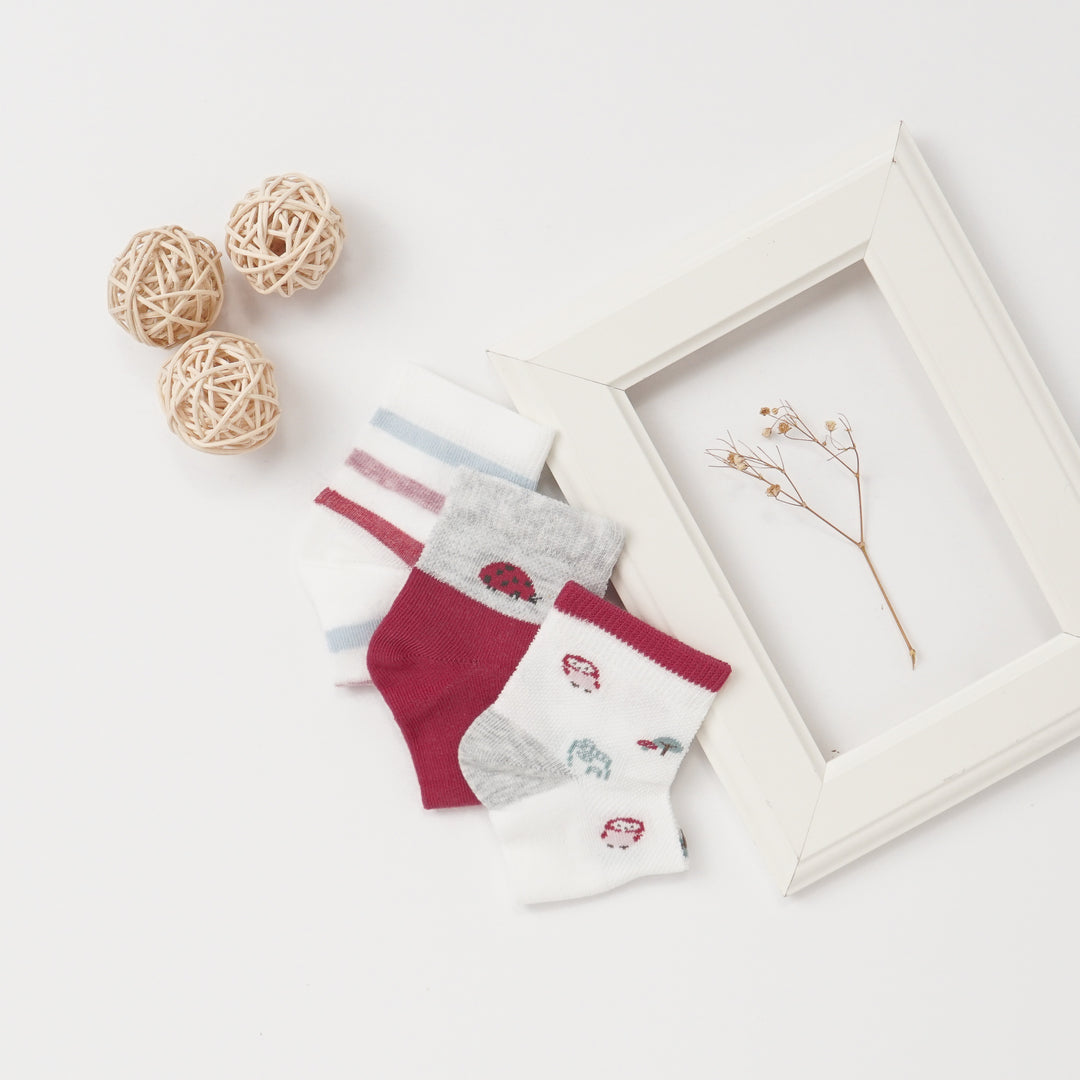 Poney Girls 3-Pack Socks 9298