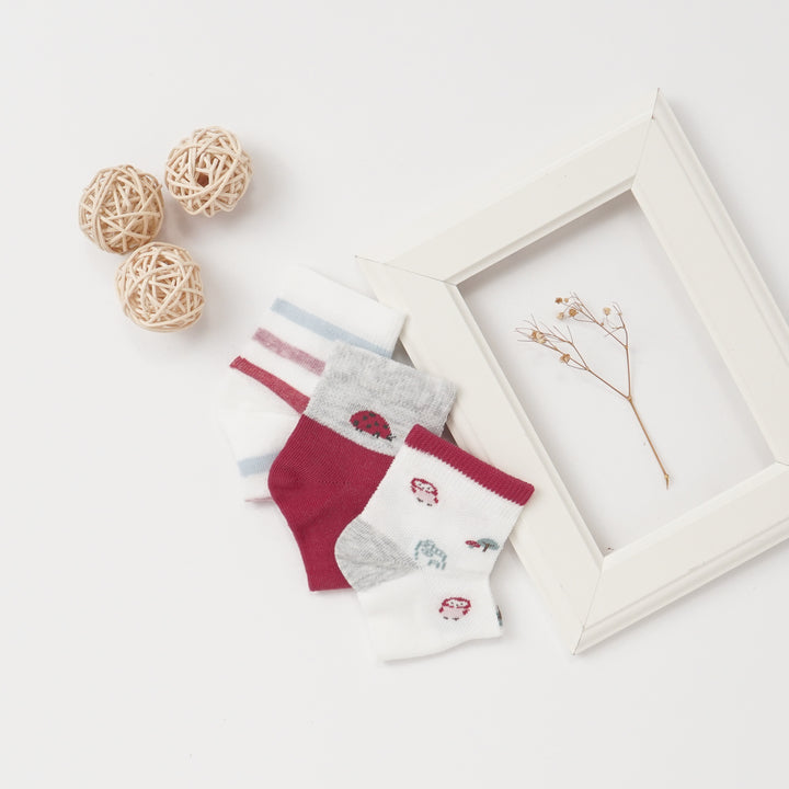 Poney Girls 3-Pack Socks 9298