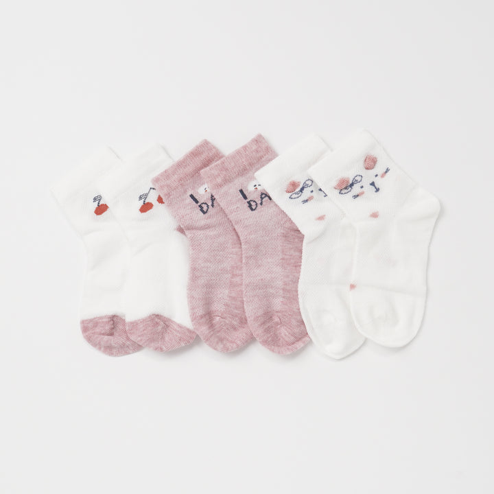 Poney Girls 3-Pack Socks 9299