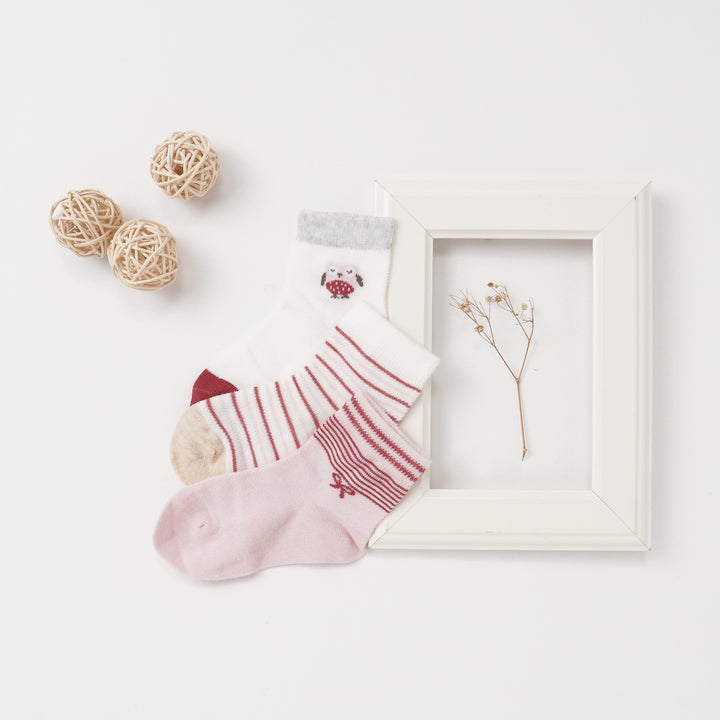 Poney Girls 3-Pack Socks 9300