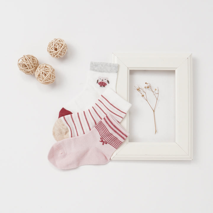 Poney Girls 3-Pack Socks 9300