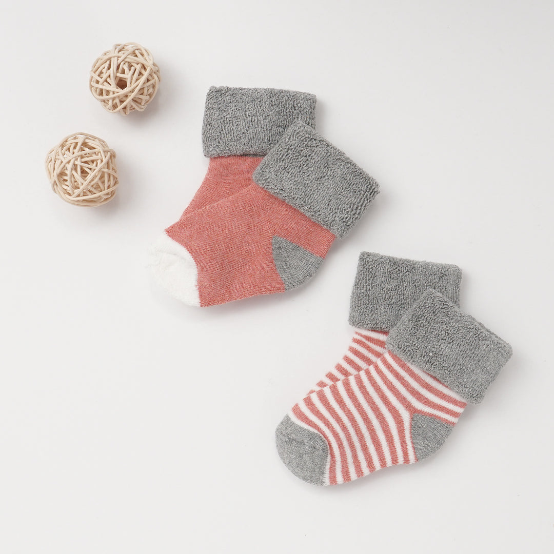 Poney Baby Girls 2-Pack Socks 9304