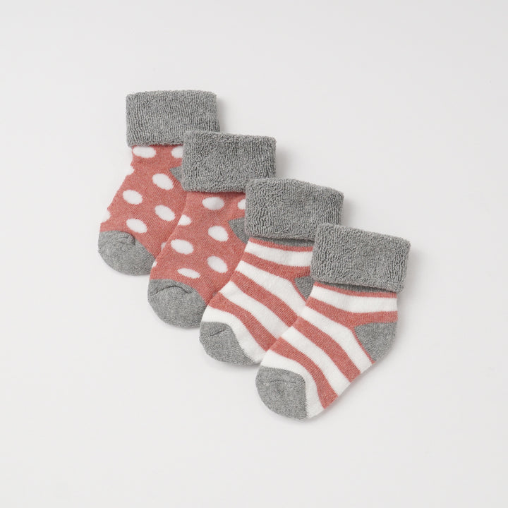 Poney Baby Girls 2-Pack Socks 9305