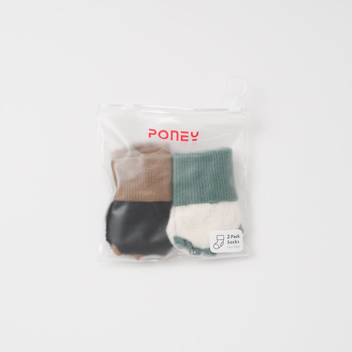 Poney Baby Boys 2-Pack Socks 9306