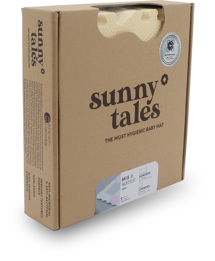 Sunny Tales : Borders & Corners Antibacterial Puzzle (Yellow/White)