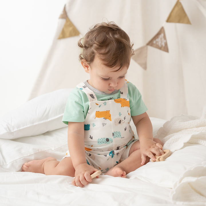Poney Essential Elephant Safari Dungaree