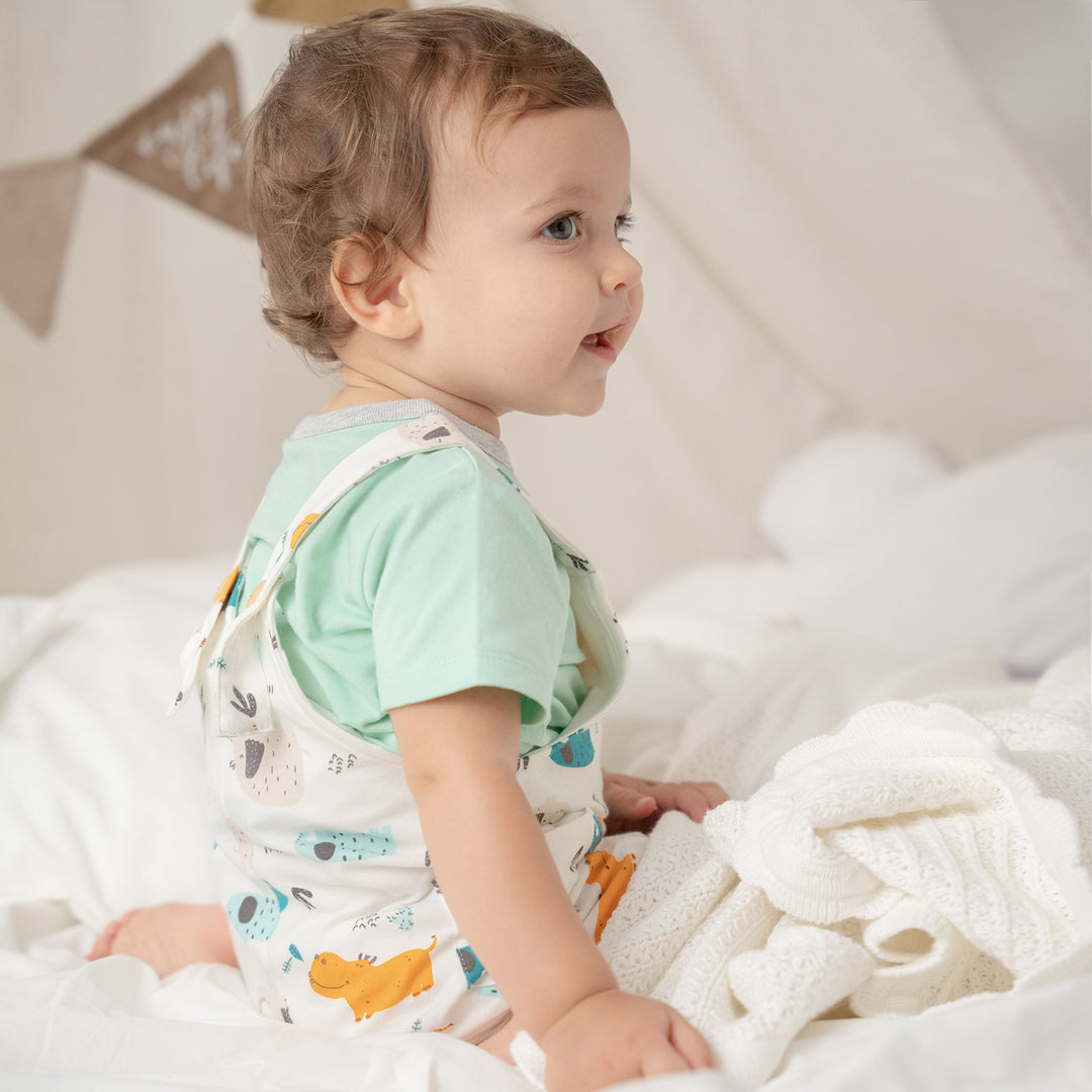 Poney Essential Elephant Safari Dungaree