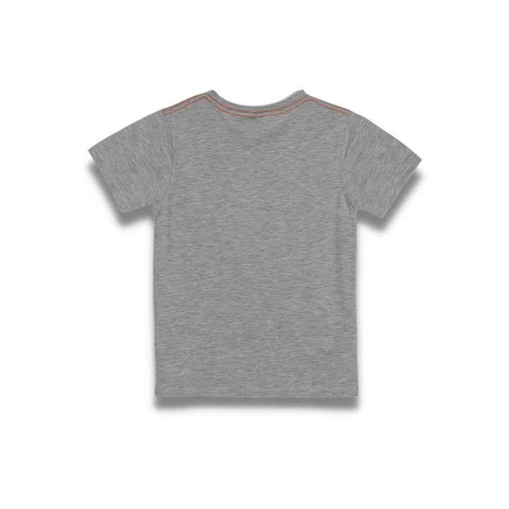 Poney Boys Dino Friends Round Neck Short Sleeve Tee