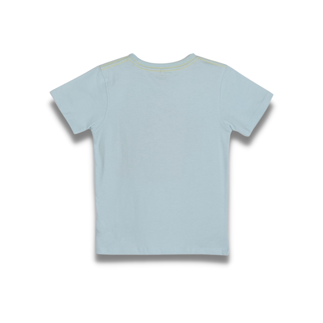 Poney Boys Hungry Shark Round Neck Short Sleeve Tee