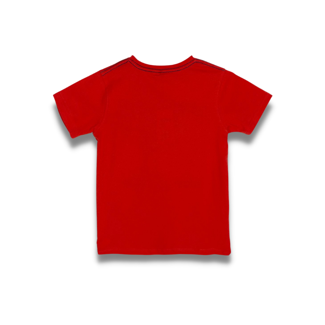 Poney Boys Adventures Dinosaur Round Neck Short Sleeve Tee