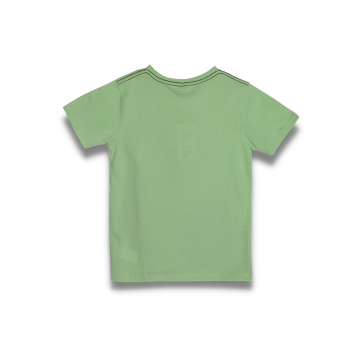 Poney Boys Dinosaur Excavation Round Neck Short Sleeve Tee