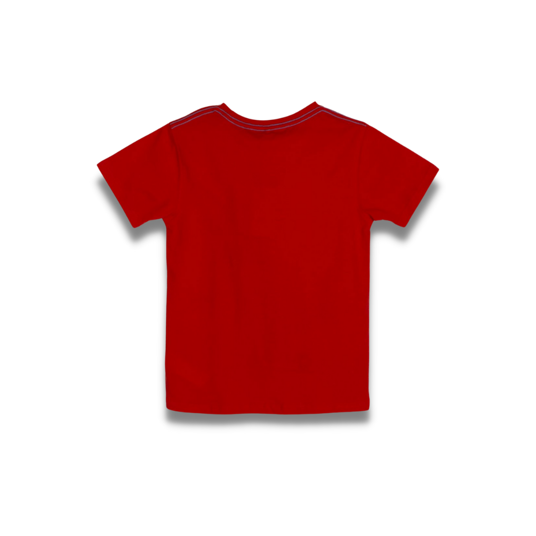 Poney Boys Hurry Dino Round Neck Short Sleeve Tee
