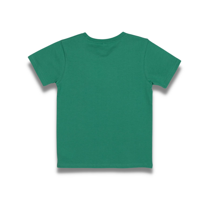 Poney Boys Long Tail Tiger Round Neck Short Sleeve Tee