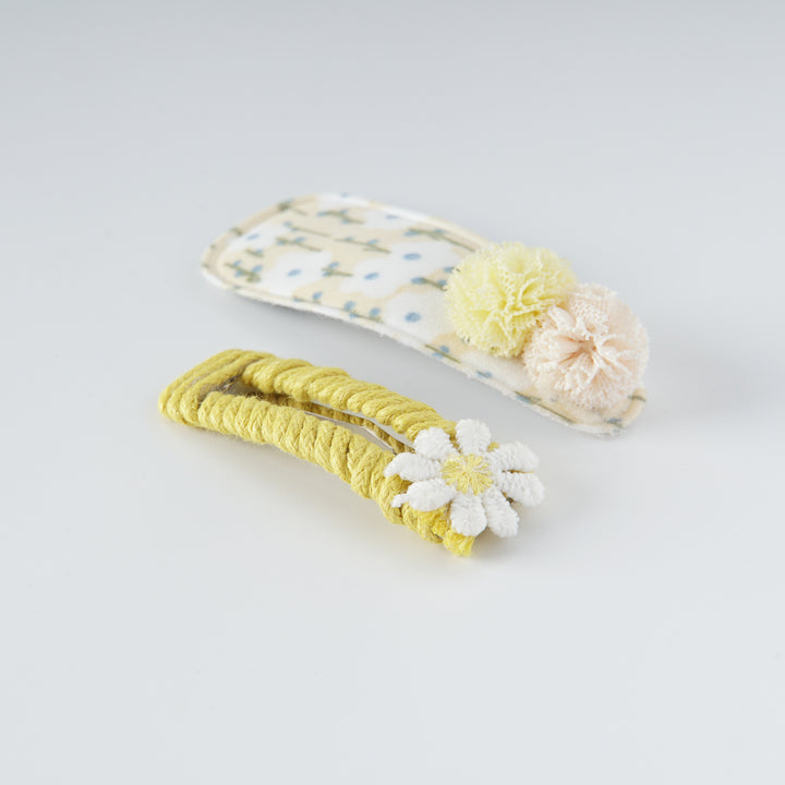 Poney Yellow 2pc Clip Set CTO1-1302