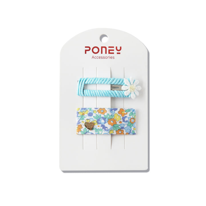 Poney Blue 2pc Clip Set CTO1-1303