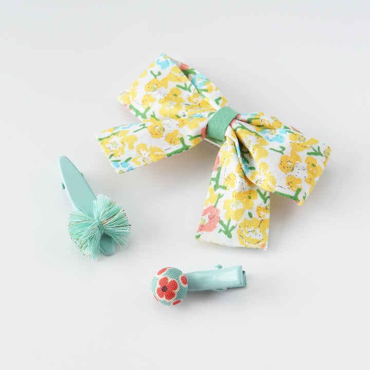 Poney Green and Yellow Midi Clip  CTO1-1901