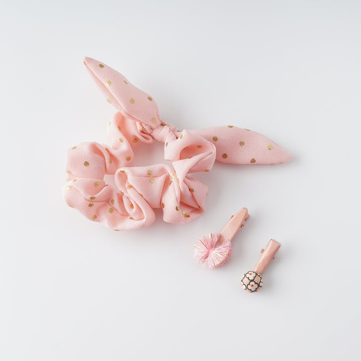 Poney Pink Scrunchie Midi Set  CTO1-1906