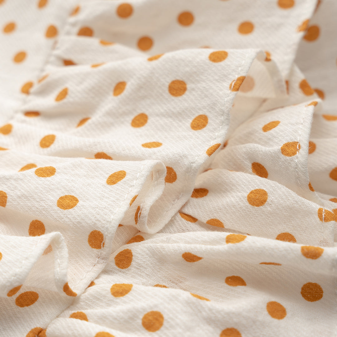 Poney Girls Frills Blouse with Dot Prints