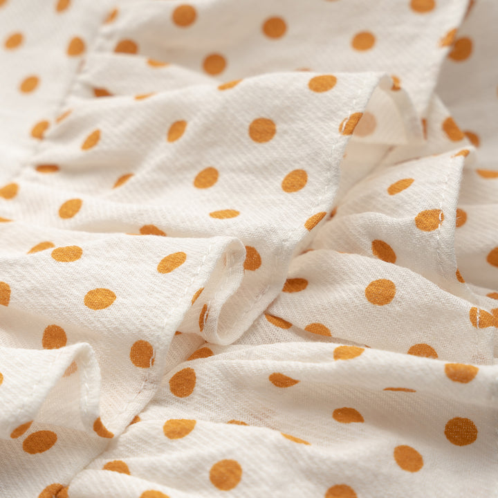 Poney Girls Frills Blouse with Dot Prints