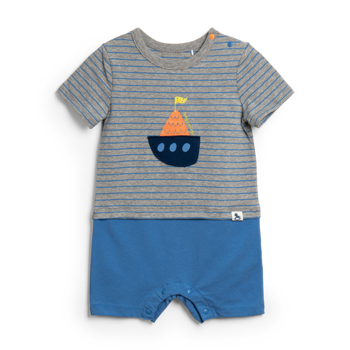 Poney Boys S/Sleeve Romper 80585
