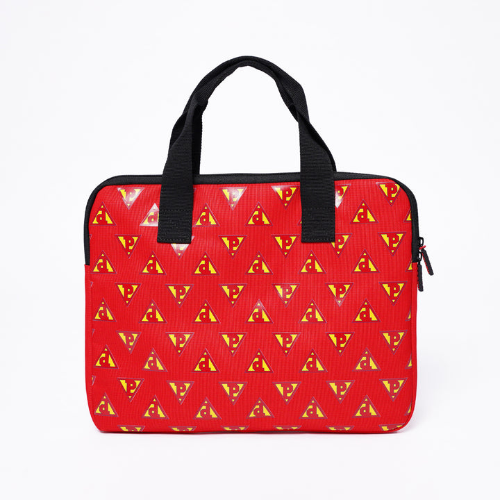 Poney Boys Red Poney Logo Full Print Tuition Bag KB003