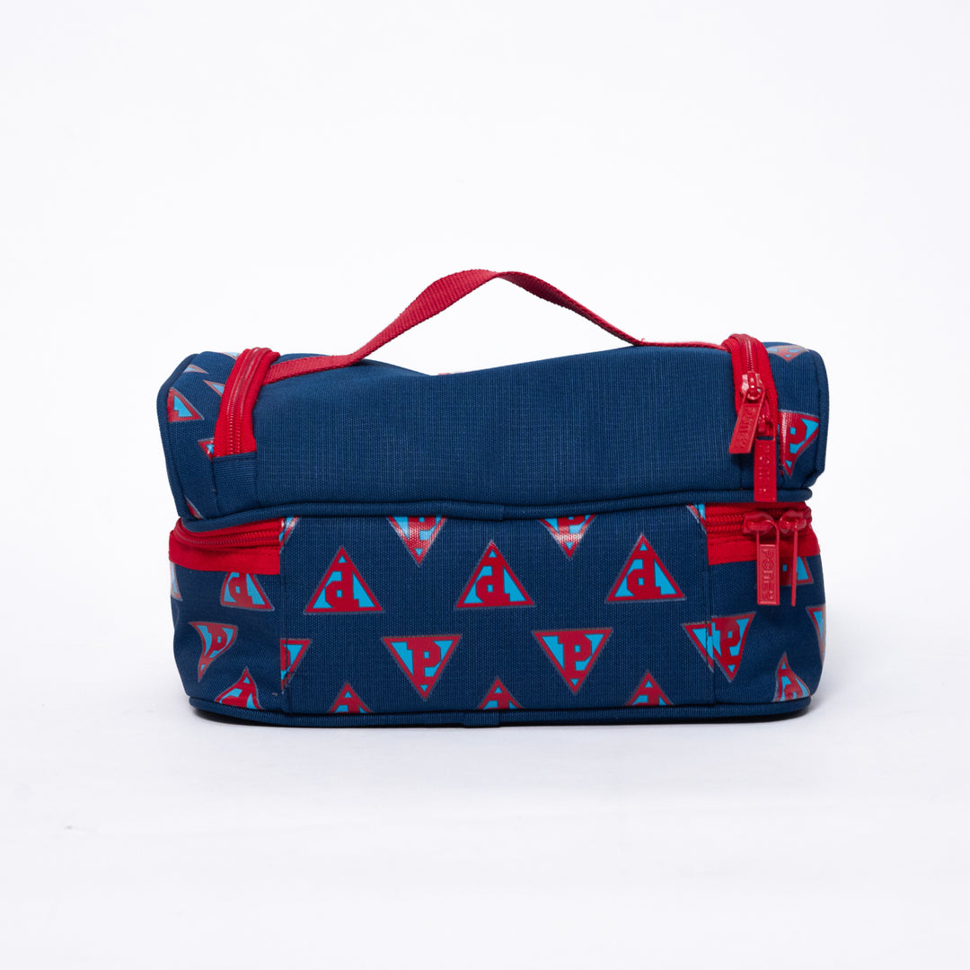 Poney Boys Navy Poney Logo Full Print Lunch Bag KB006