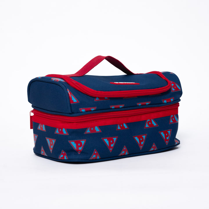 Poney Boys Navy Poney Logo Full Print Lunch Bag KB006