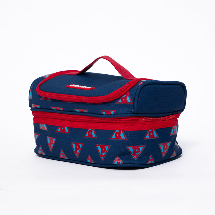 Poney Boys Navy Poney Logo Full Print Lunch Bag KB006