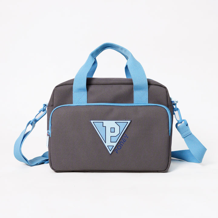 Poney Boys Grey Poney Logo Tuition Bag KB022