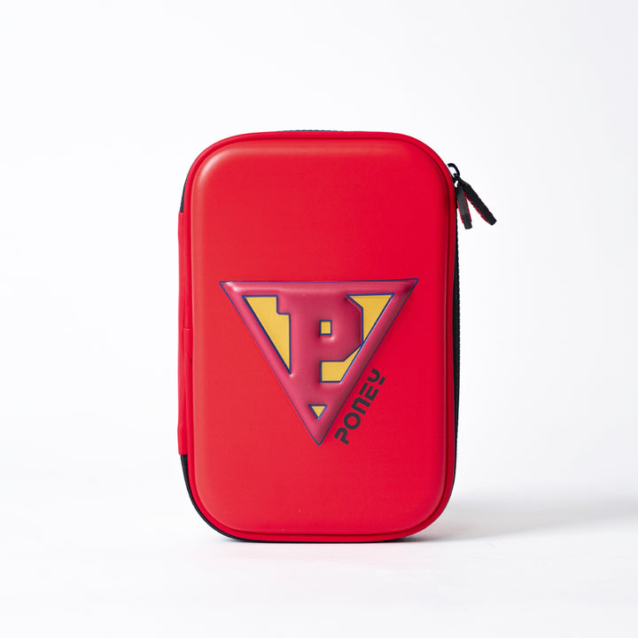 Poney Boys Red Poney Logo Full Print Hardtop Pencil Case KB025