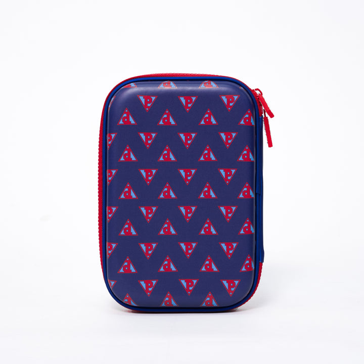 Poney Boys Navy Poney Logo Full Print Hardtop Pencil Case KB026