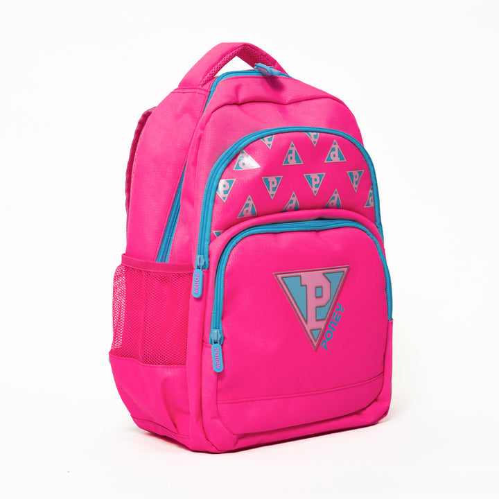 Poney Girls Pink Poney Logo Backpack Bag KG009