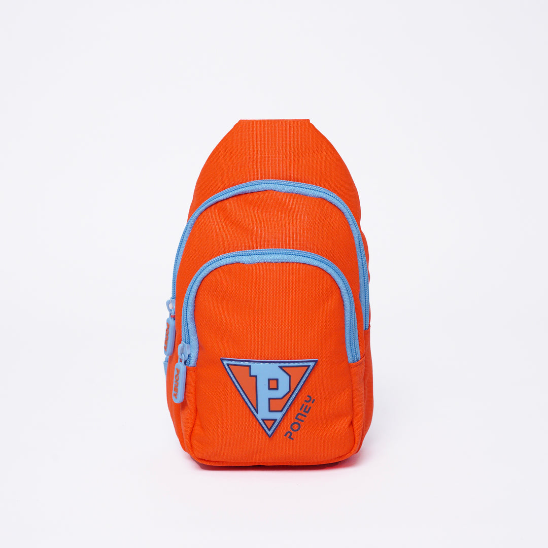 Poney Girls Orange Poney Logo Sling Bag KG016