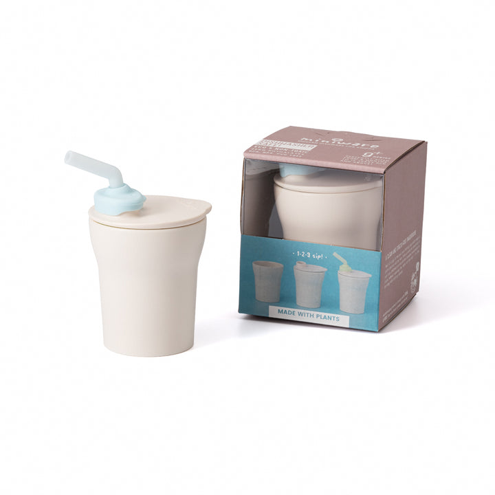 Miniware 1-2-3 Sip Sippy Cup (PLA Series) - Aqua