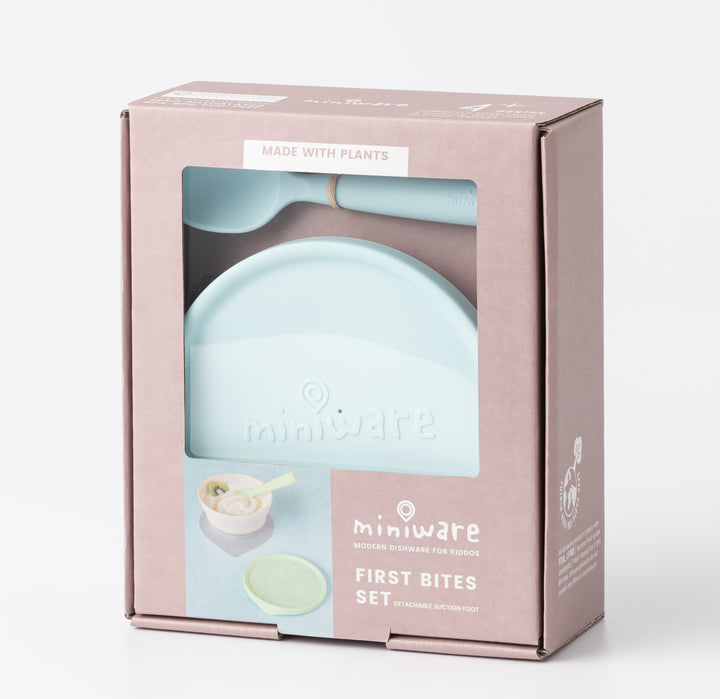 Miniware First Bite Set (PLA Series) - Aqua + Aqua