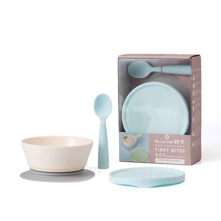 Miniware First Bite Set (PLA Series) - Aqua