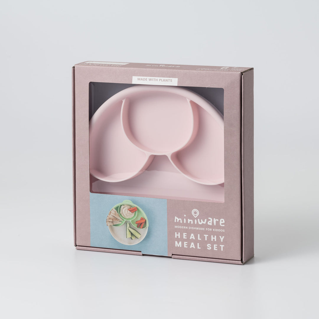 Miniware Healthy Meal Set (PLA Series) - Cotton Candy + Cotton Candy