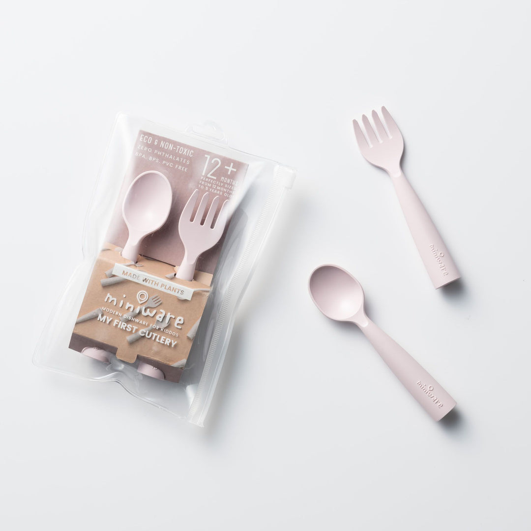 Miniware MY FIRST! Cutlery Set (PLA Series) - Cotton Candy