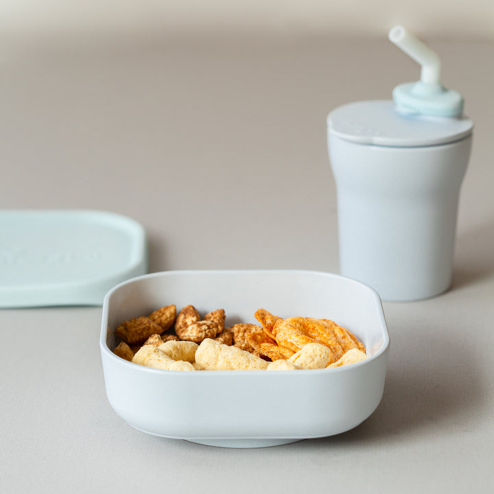 Miniware Sip & Snack Set (PLA Series) - Aqua + Aqua