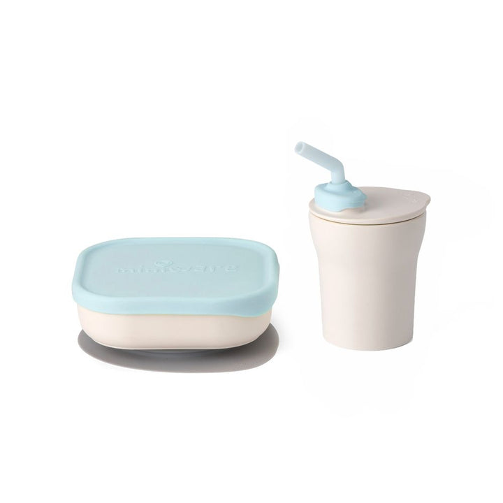 Miniware Sip & Snack Set (PLA Series) - Aqua