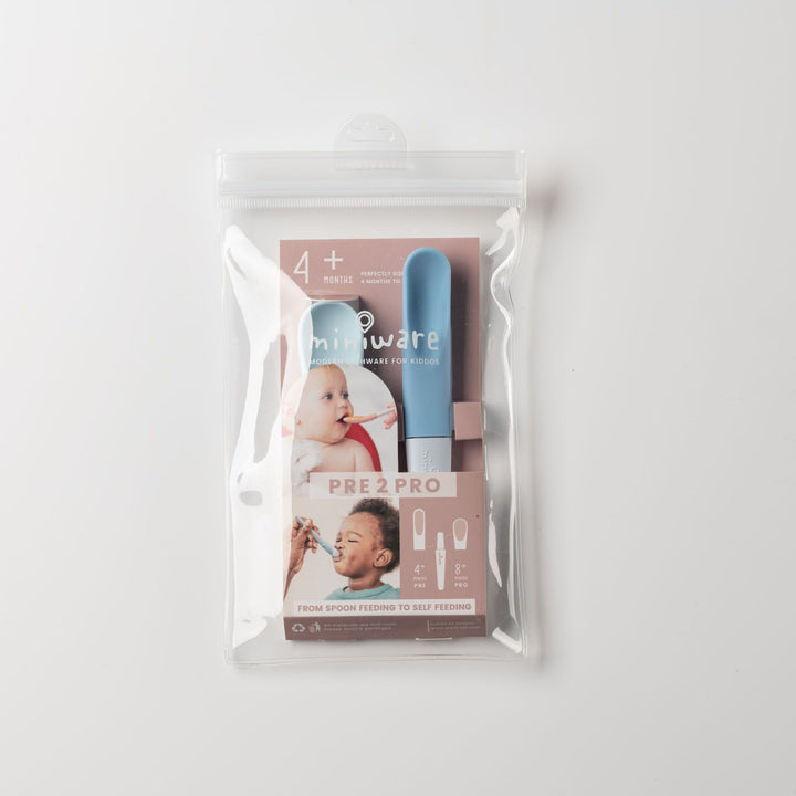 Miniware Pre2Pro Feeding Spoon - Blue Banana