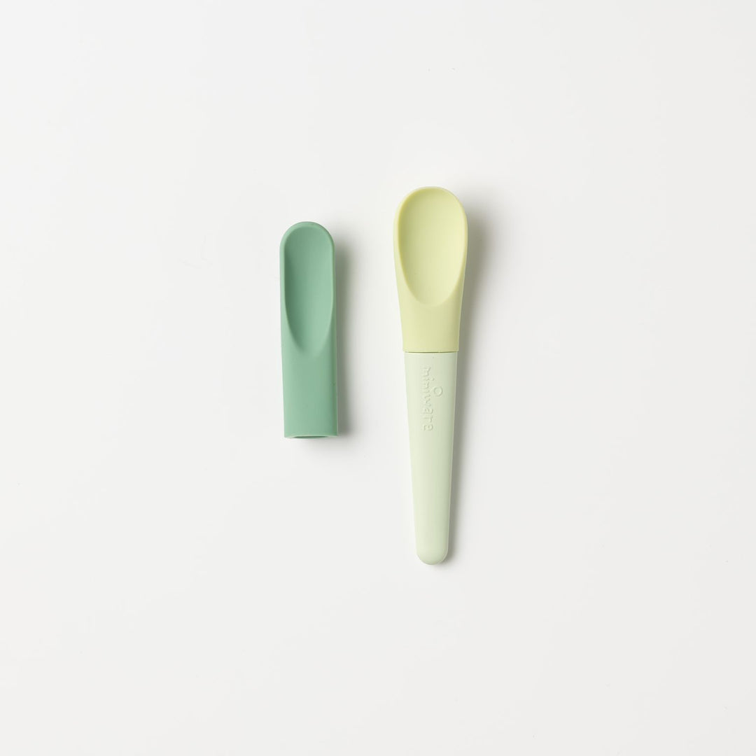 Miniware Pre2Pro Feeding Spoon - Green Energy