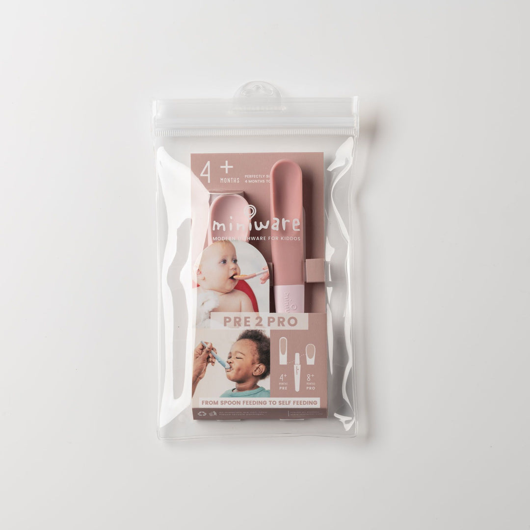 Miniware Pre2Pro Feeding Spoon - Pink Antioxidant