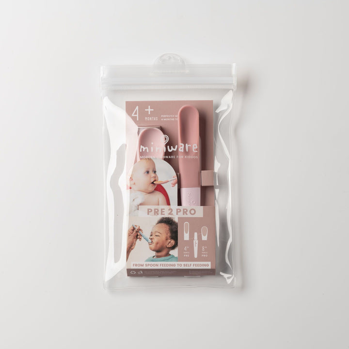 Miniware Pre2Pro Feeding Spoon - Pink Antioxidant