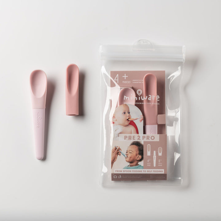 Miniware Pre2Pro Feeding Spoon - Pink Antioxidant