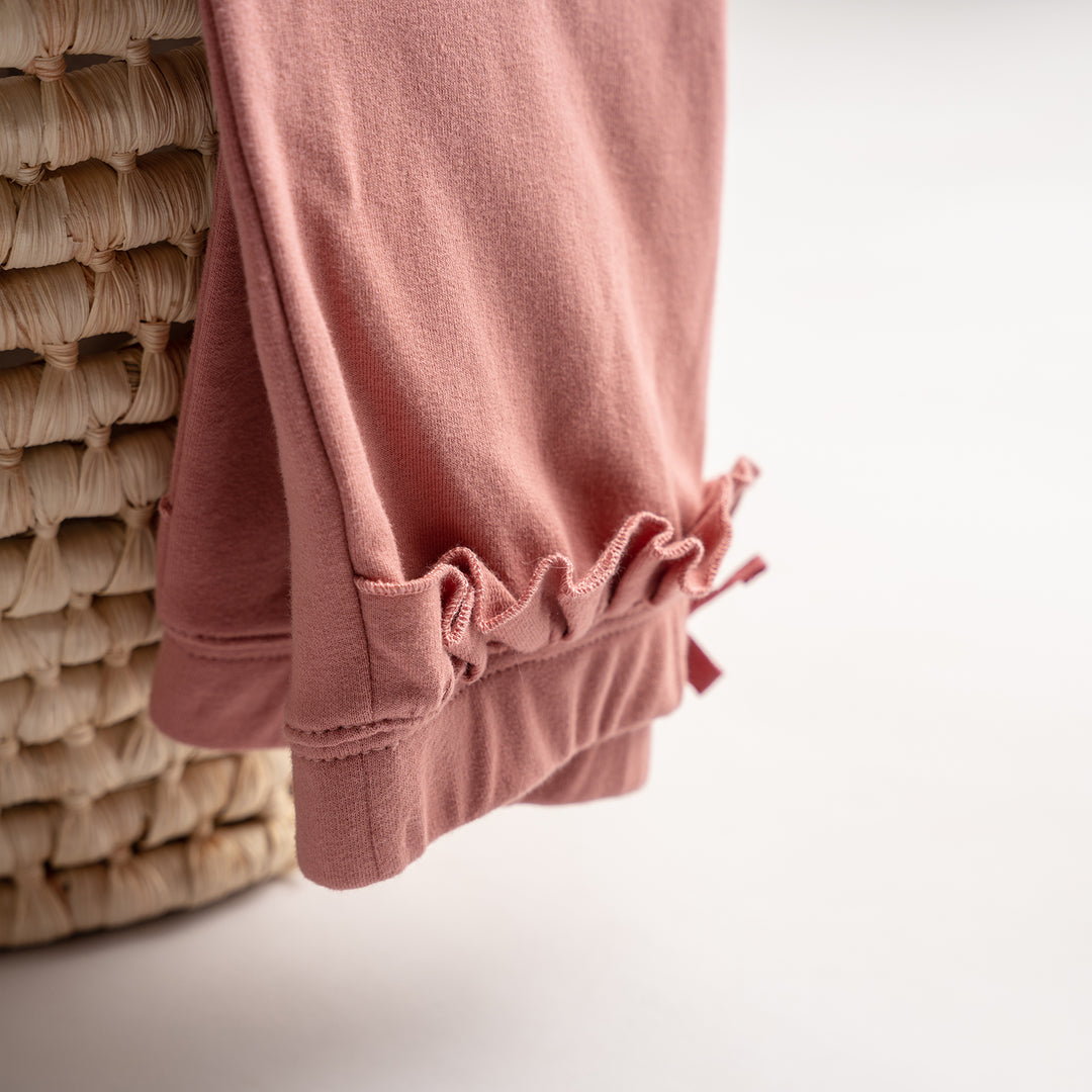 Poney Essential Rosette with Ruffle Trim Long Pants