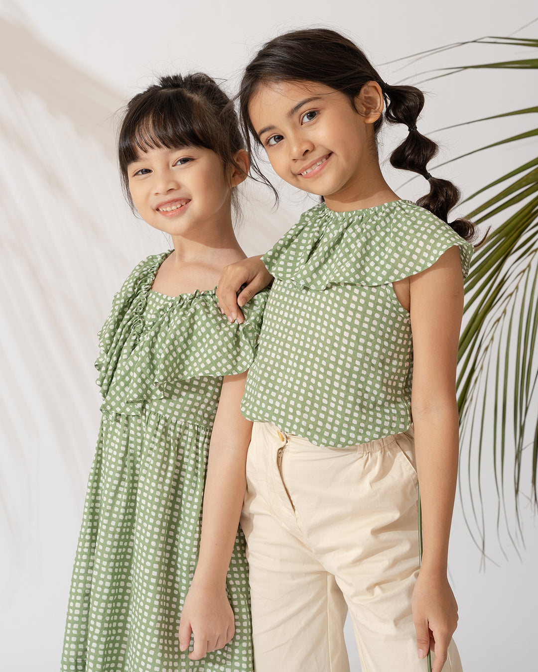 Poney Girls Printed Ruffle Blouse