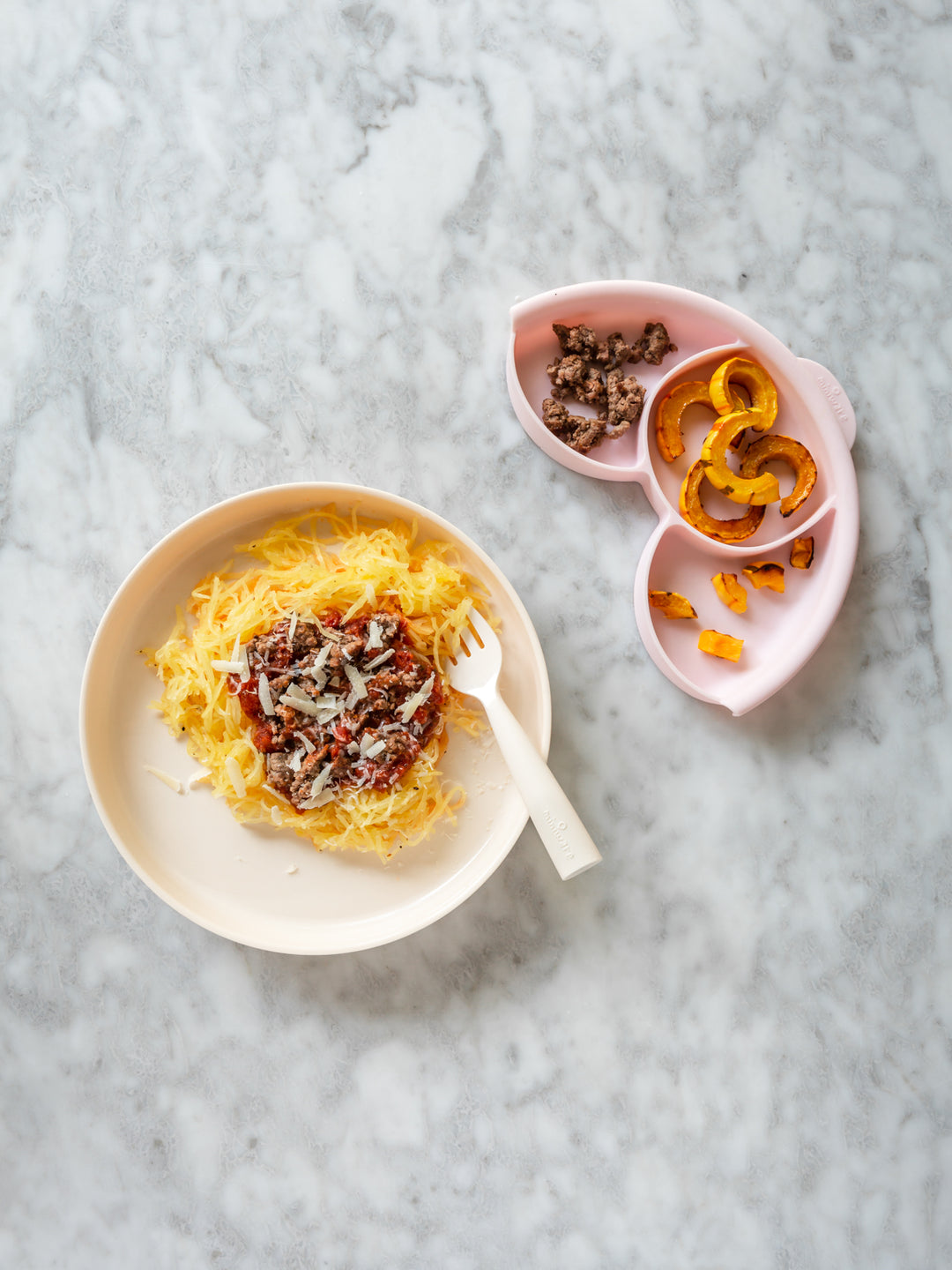 Miniware Healthy Meal Set (PLA Series) - Vanilla + Aqua