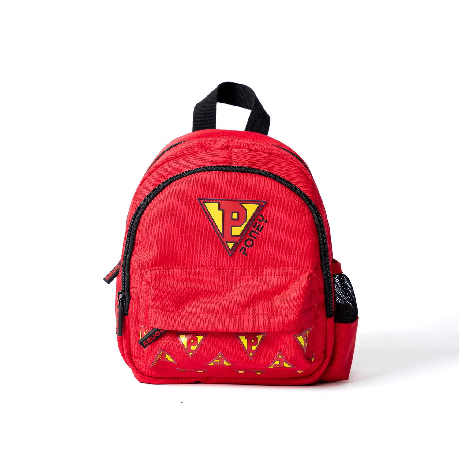 Poney Boys Red Poney Logo 10 Backpack Bag TB010 Poney Group