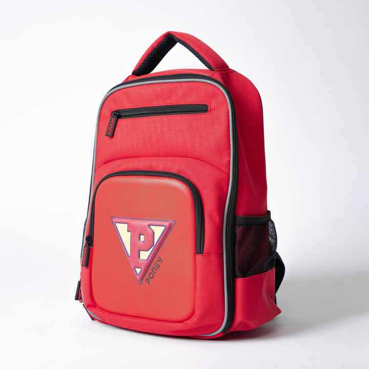 Poney Boys Red Poney Logo 14'' Backpack Bag TB011